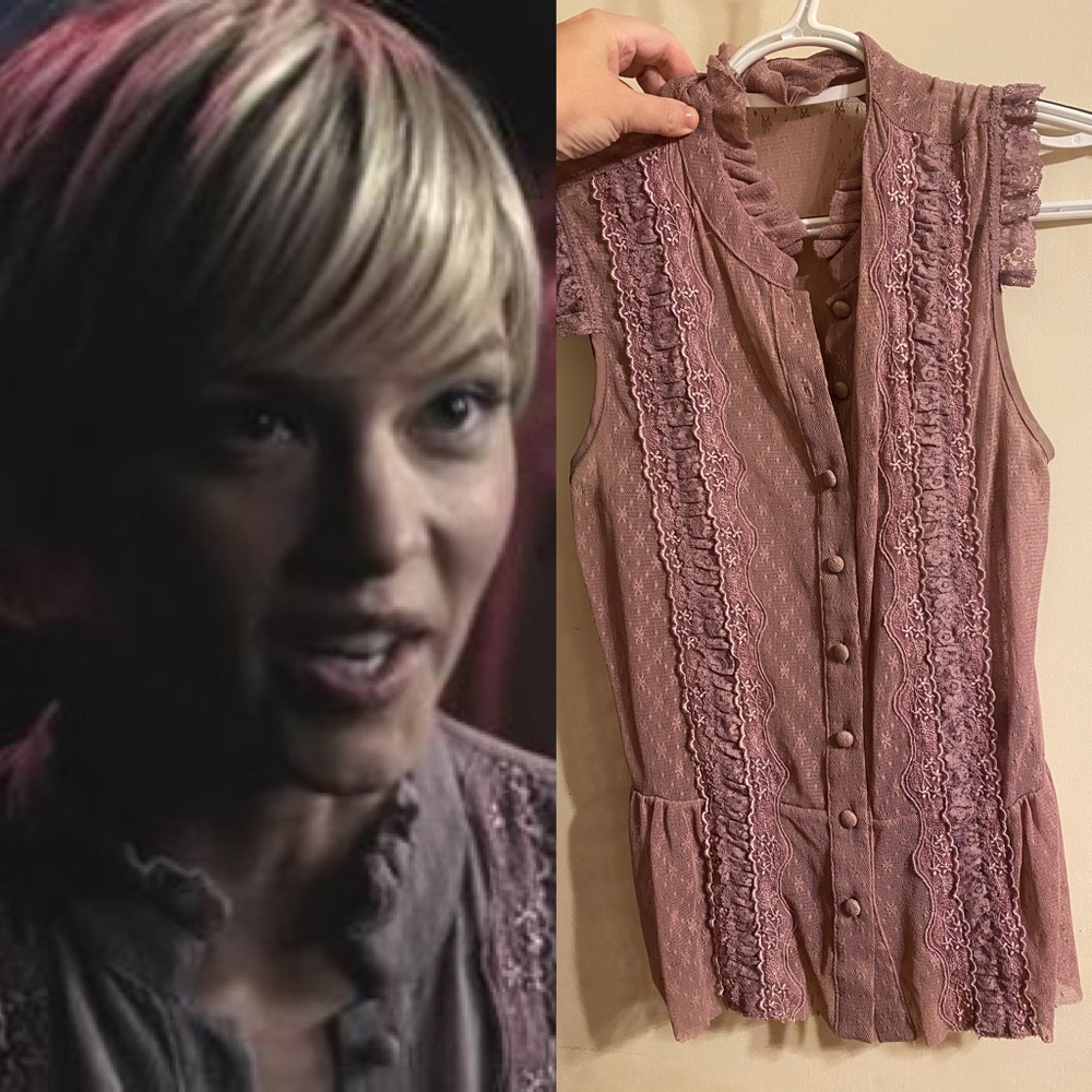 Vintage Free People top purple sz M aso Meg from Supernatural SPN